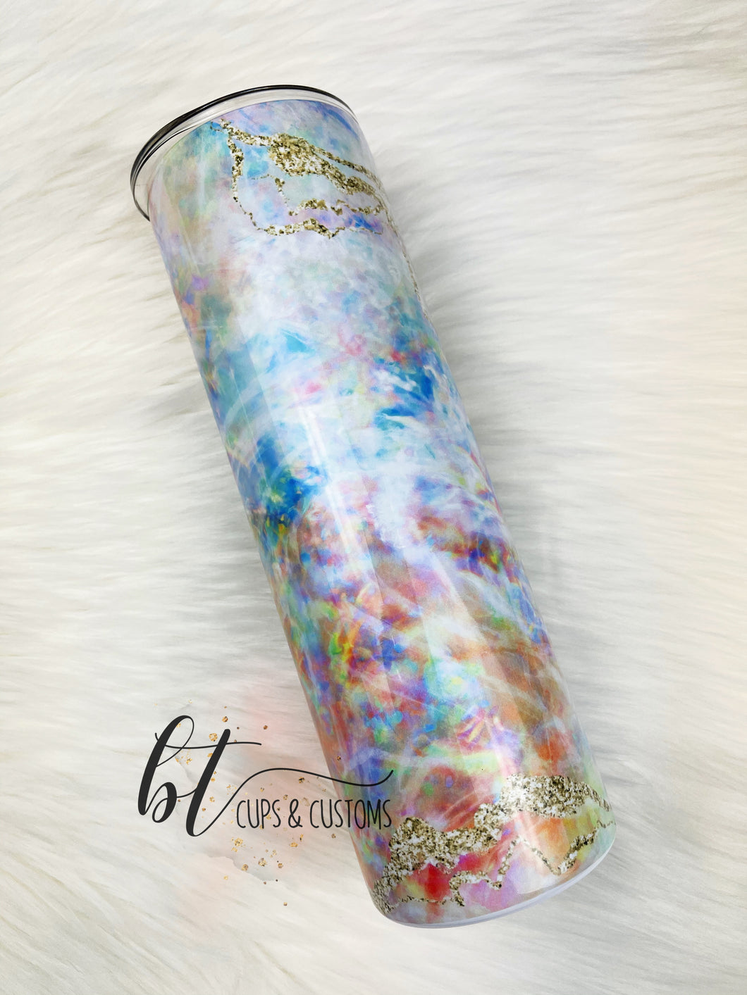 30oz Skinny Opal tumbler