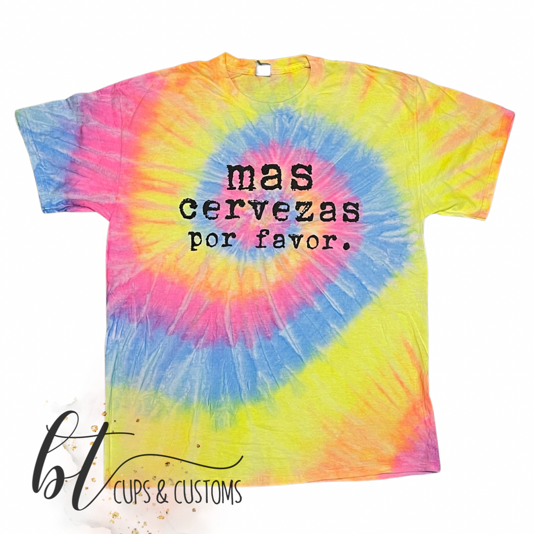 Mas Cervezas Por Favor Graphic Tee