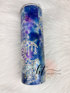 Dream catcher sublimation tumbler, 30oz Skinny tumbler