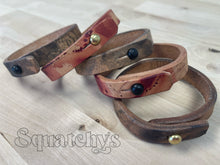 Load image into Gallery viewer, Leather Bracelet 8&quot;
