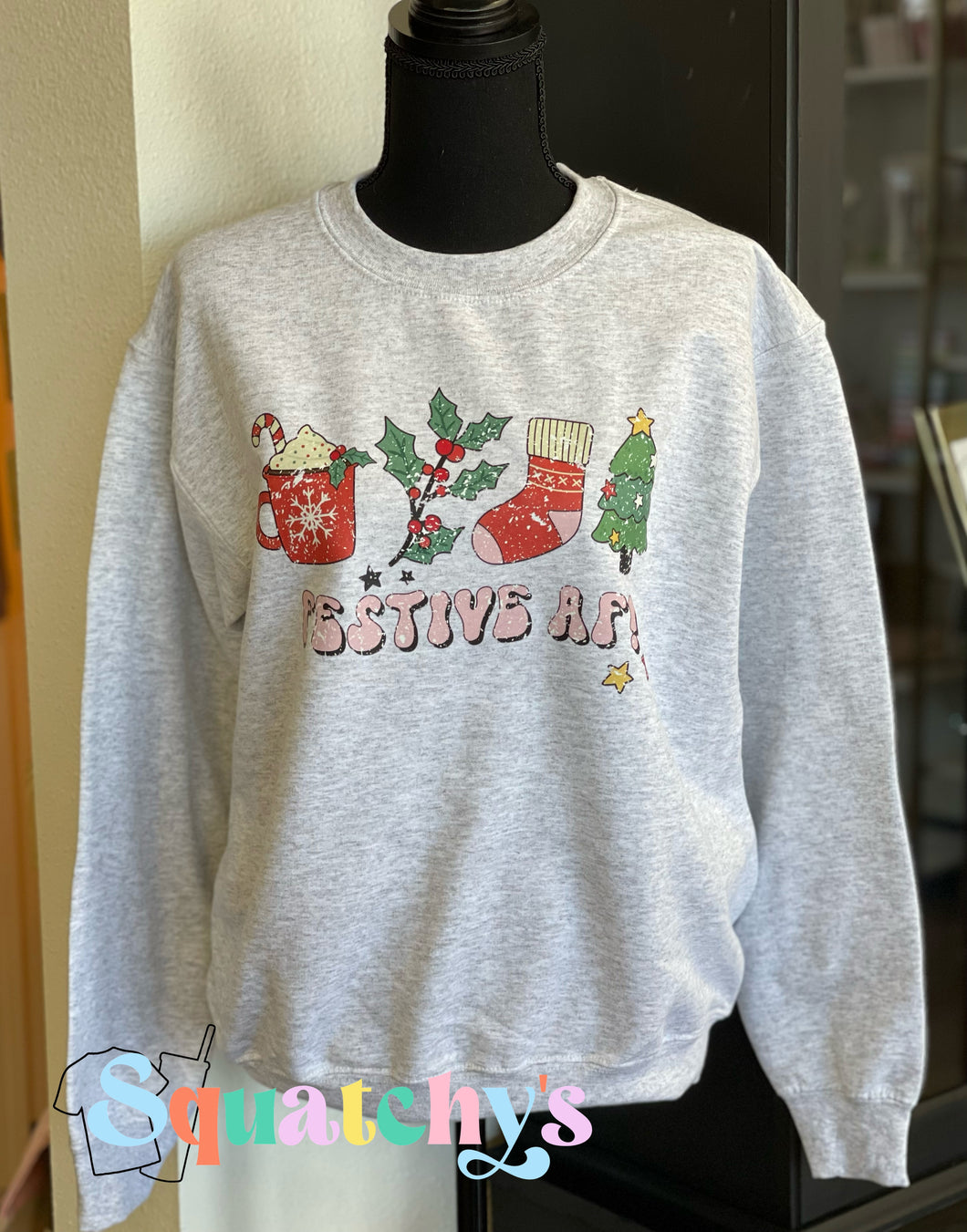 Festive AF Crewneck