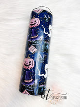 Load image into Gallery viewer, Halloween 30oz Skinny Tumbler w/straw
