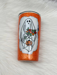 20oz standard distress ghost tumbler