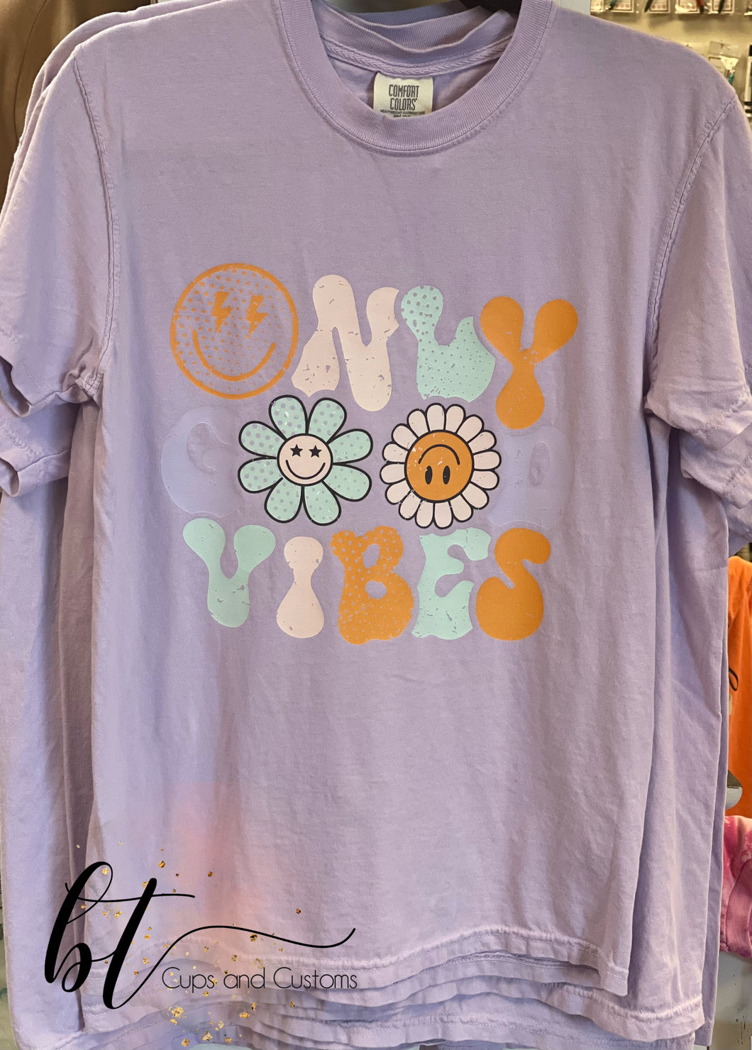 Retro Only Good Vibes Tee